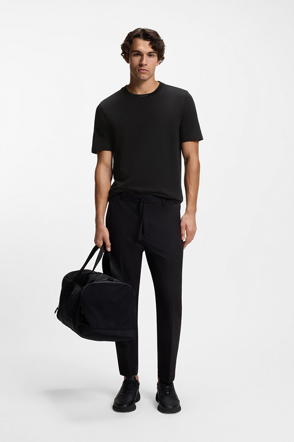 ΜΠΛΟΥΖΑ T-SHIRT BOSS - 001 ΜΑΥΡΟ